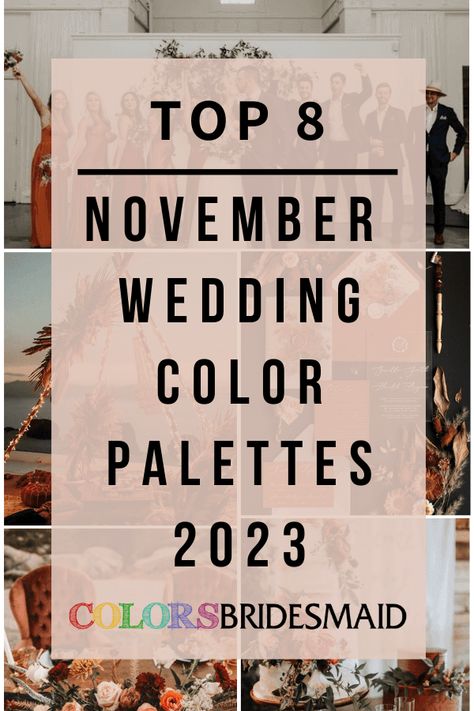 Navy And Rust Fall Wedding, November Wedding Colors 2023, Bridesmaid And Groomsmen Colors Colour Palettes, November Bridesmaids, Fall Wedding Color Palette November, Fall Wedding Colors 2024, Teal Groom Suit, Wedding Color Schemes November, November Wedding Color Palette