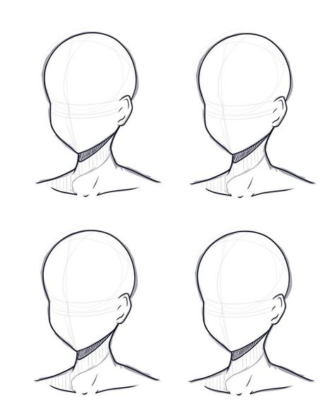 Sketch Head, Istoria Modei, الفن الرقمي, Desen Realist, 그림 낙서, Drawing Heads, Anime Head, Siluete Umane, Drawing Templates