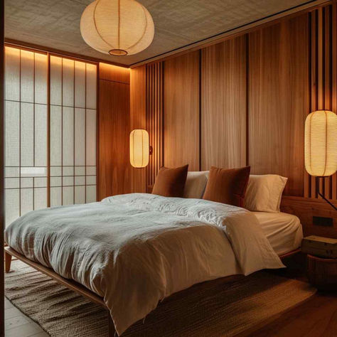 27 Zenful Comfort: Japandi and Mid-Century Modern Bedroom Inspirations