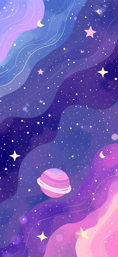 100+ Cute Girly iPhone Wallpapers for 2024 (Free 4k HD Download) – CreativeBooster Galaxy Flip 6 Wallpaper, Purple Cute Background, Cute Stars Wallpaper, Iphone Galaxy Wallpaper, Purple Cute Wallpaper, Wallpaper Iphone Stars, Fun Wallpaper Iphone, Galaxy Flip Wallpaper, Kawaii Iphone Wallpaper