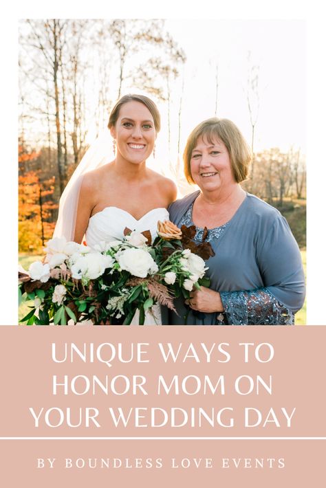 Mom As Maid Of Honor, How To Honor Parents At Wedding, Honor Parents At Wedding, Honoring Parents At Wedding, How To Honor Mom At Wedding, Ways To Honor Mom At Wedding, Honoring Mom At Wedding, Gift To Mom On Wedding Day, Honor Mom At Wedding