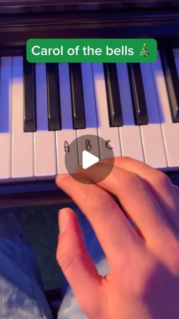 Keys Tutorials on Instagram: "Part 2 (Carol Of The Bells 🔔) Easy Tutorial #piano #christmas #christmasmusic #tutorial #lesson #pianotutorial #tipsandtricks #tips #christmastime #pianolessons" Piano Songs Easy Letters, Carol Of The Bells Piano Easy Letters, Carol Of The Bells Piano Easy, Piano Tutorials Easy, Piano Songs Easy, Carol Of The Bells Piano, Piano With Letters, Piano Notes For Beginners, Songs On Piano