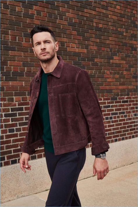 Guys Grooming, Clothing Guide, Mens Luxury Fashion, Brown Suede Jacket, Man Fashion, Men Fashion Casual Outfits, Mens Winter Fashion, Best Brands, The Journal