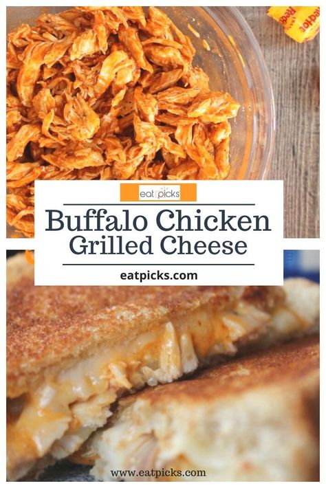 Chicken Grilled Cheese Sandwich, Buffalo Chicken Grilled, Chicken Grilled Cheese, Buffalo Chicken Sauce, Buffalo Chicken Grilled Cheese, Easy Yummy Breakfast, Lunch Chicken, Buffalo Chicken Sandwiches, Buffalo Wing