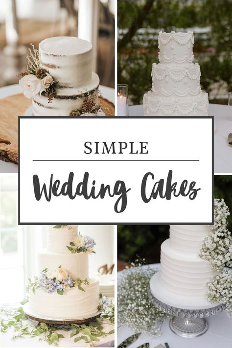 Discover the top trending simple wedding cakes for 2025! Minimalist designs, elegant finishes, and timeless beauty—these cakes are perfect for the modern bride. #WeddingCake #2025Trends #SimpleElegance White Wedding Cake Decoration, Tropical Wedding Cake Designs, Wedding Tiered Cake, 3 Tiered Cake Ideas, Wedding Cake With Bow Fondant, Elegant 2 Tier Wedding Cakes, Simple Elegant Wedding Cakes 2 Tier, Modern Simple Wedding Cake, Whole Foods Wedding Cake