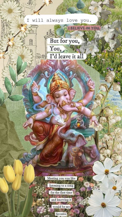 Yellow Flower Wallpaper, Ganpati Bappa Wallpapers, Hanuman Hd Wallpaper, Phone Wallpaper Boho, Peace Illustration, Hinduism Art, Vedic Art, Krishna Radha Painting, Cute Romantic Quotes