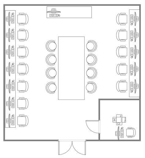 Computer Shop Floor Plan Computer Room Design Ideas, Computer Lab Floor Plan, Science Lab Floor Plan, Library Floor Plan Layout, Study Room Plan, Drawing Room Plan, Classroom Plan Architecture, Computer Classroom Design, Computer Shop Interior Design