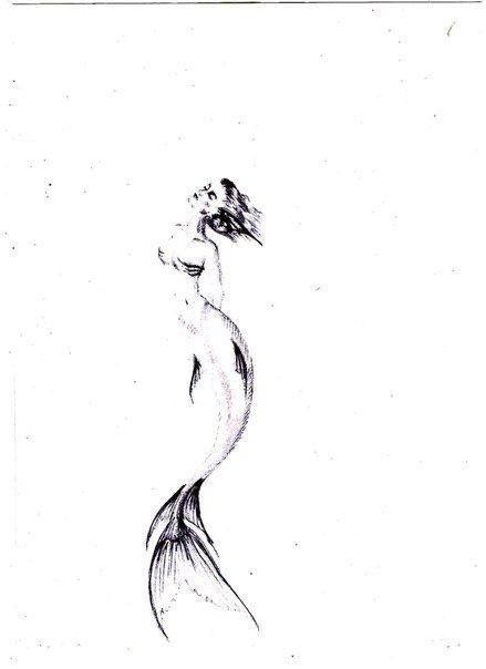 Mermaid Swimming Up Tattoo, Simplistic Mermaid Tattoo, Beautiful Mermaid Tattoo, Born With Horns Tattoo, Siren Tattoo Ideas, Ocean Inspired Tattoos, Tattoos Mermaid, Mode Poses, Siren Tattoo