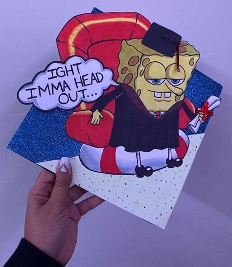 Graduation Cap Designs Funny. Spongebob graduation cap College graduation cap decoration Graduation cap decoration Funny graduation cap decoration Disney graduation cap Collge grad cap ideas Graduation Funny Funnny graduation caps High school graduation cap Funny graduation cap decoration ideas Funny Graduation Cap Decoration, Graduation Cap Designs Funny, Funny Grad Cap Ideas, Spongebob Graduation, Spongebob Graduation Cap, High School Graduation Cap Designs, Graduation Hat Designs, Funny Graduation Caps, Creative Graduation Caps