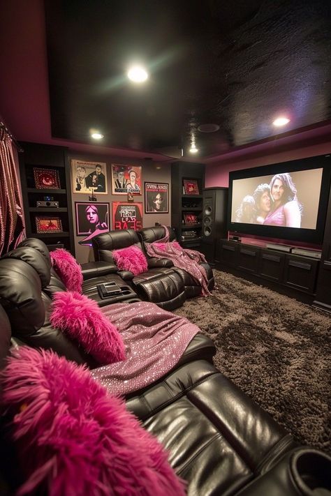 Women Cave Ideas Basements, Extra Rooms In House Ideas, Girl Cave Ideas, Home Made Room Decor, Woman Cave Diva Den, Hangout Room Ideas Woman Cave, Ladies Lounge Woman Cave, Lady Cave Ideas, Woman Cave Ideas