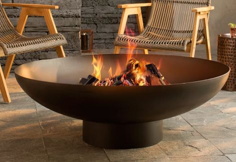 Contemporary Fire Pit, Outside Fire Pits, Modern Fire Pit, Concrete Fire Pits, Steel Fire Pit, Wood Burning Fire Pit, Burning Fire, Gas Fire Pit Table, Fire Pit Designs