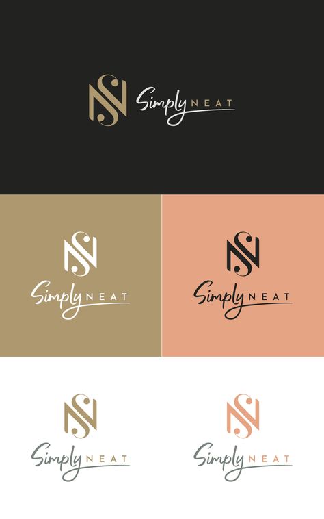 Clothing Logo Design Letter, Woman Icon Logo, Clothing Logo Inspiration, Ns Logo Design, Clothes Brand Logo, Cn Logo, Initial Logos, Design With Letters, Letter Fonts