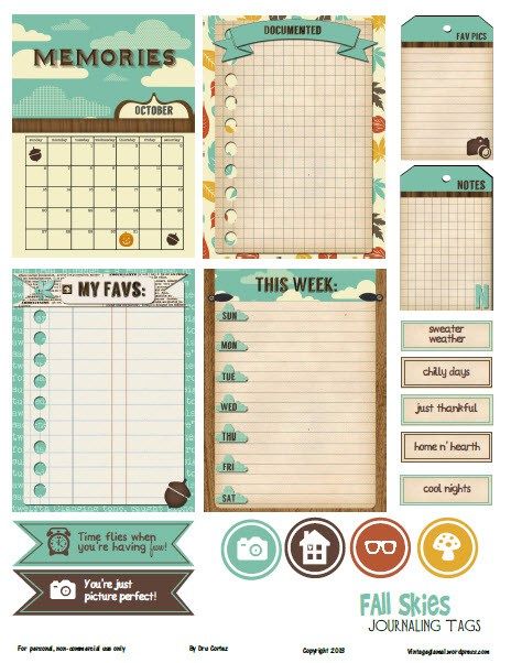 fall skies jcs preview Free Printable Download    Fall Skies Journaling Elements Fall Journaling, Printable Tabs, Journaling Printables, Life Printables, Glam Studio, Project Life Printables, Planner Journaling, Project Life Scrapbook, To Do Planner