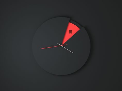 Hickery Dickery Clock by Nick Franchi on Dribbble Time Design Graphic, Clock Gif Animation, Clock Graphic Design, Clock Gif, Clock Animation, Picsart Tutorial, Iphone Wallpaper Video, Animation Gif, Ux Design Inspiration