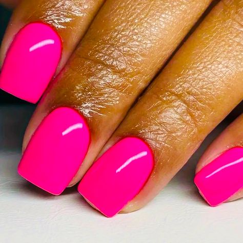 Brand New - 24pcs Short Square -Glossy Hot Pink - Reusable Press-On-Nails Set *** Product Details: Easy Application With Adhesive Tabs Included Durable Manicure That Lasts Glamorous Look For Any Occasion 24pcs Reusable Nails Included For Multiple Sizes And Styles Gorgeous Pink Color For A Chic Look Fashionable Nail Art Design Great Gift For Anyone *** Bundle And Save !! And I Love Offers So Send Them Over ;) Hot Pink Glittery Nails, Short Nails Hot Pink, Hot Pink Dip Powder Nails, Hot Pink Gel Nails Short, Different Color Pink Nails, Hot Pink Barbie Nails, Hot Pink Nails With Glitter, Short Hot Pink Nails, Neon Nail Colors