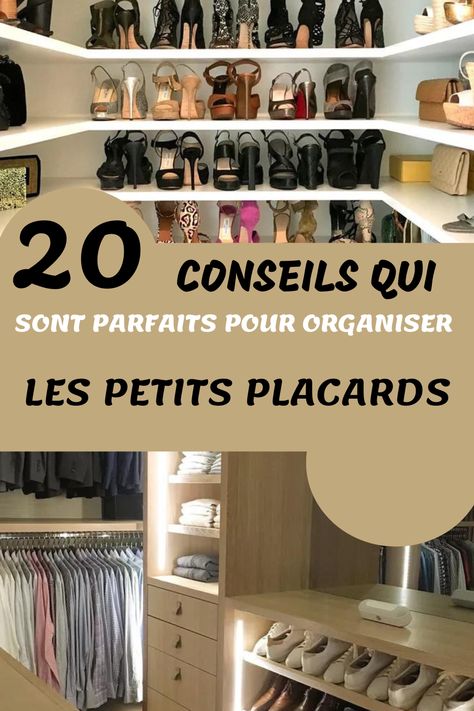 Le placard de votre chambre contient vos vêtements les plus importants et vos accessoires préférés. Alors pourquoi est-ce si souvent en désordre ? Il est temps de laisser le désordre derrière vous et d'apporter un peu d'organisation à votre garde-robe. Nous avons rassemblé 20 de nos idées préférées d’organisation de placards de chambre à coucher qui vous aideront à trouver l’inspiration pour ranger le vôtre, peu importe sa forme, sa taille ou son état. Dressing D'angle, Ranger Son Dressing, Organisation Dressing, Organiser Son Dressing, Romantic Films, Armoire, Diy Home Decor, Home Diy, Bedroom