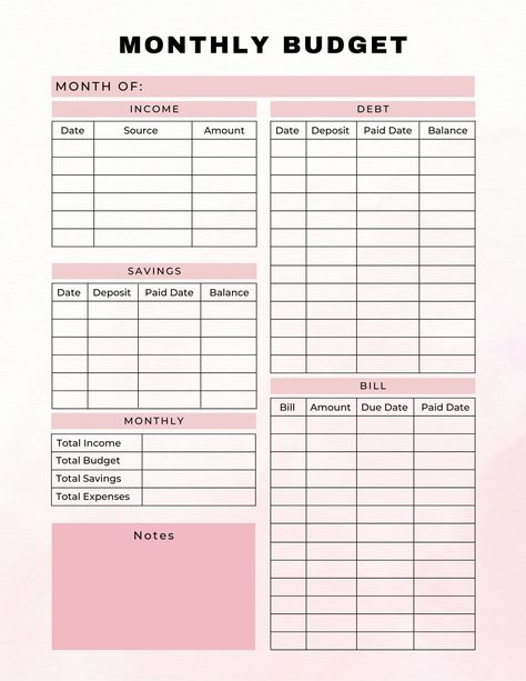 pastel monthly budget revisionplanner #budgetplanner #travelplannertemplatenotion. Family Budget Planner, Financial Tracker, Faire Son Budget, Budget Planner Free, Travel Planner Template, Money Saving Methods, Money Saving Techniques, Budget Planner Template, Budgeting Tools