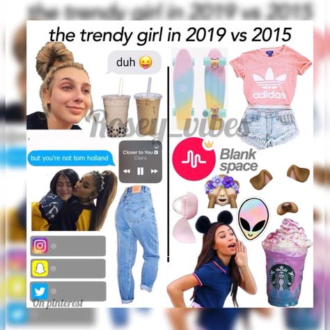 2019 Tiktok Aesthetic, 2019 Vsco Aesthetic, How I Did My Makeup In 2016 Vs 2021, 2019 Aesthetic Vsco, Tumblr Girls2014 Outfit, Vsco Girl Aesthetic 2019, Aesthetic Memes, Trendy Girl, Starter Pack