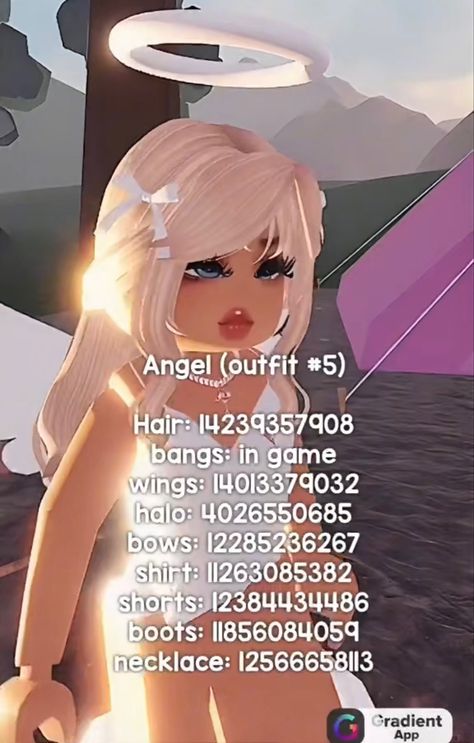 Roblox Bloxburg Angel Outfit Codes, Fantasia Outfit Codes, Ora Roblox Costume Codes, Berry Avenue Idle Code, Berry Avenue Costume Codes, Bloxburg Reference, Code Berry Avenue, Avatar Halloween, Code Clothing