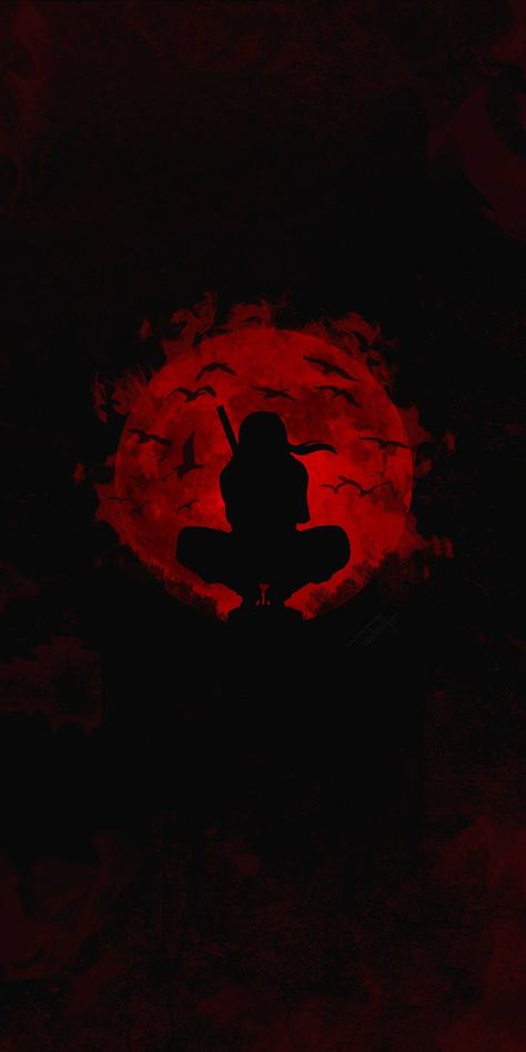 Red Moon Wallpaper, Moon Samurai, Samurai Wallpaper, Moon Wallpaper, Moon Moon, Red Moon, Blood Moon, Itachi Uchiha, Moon