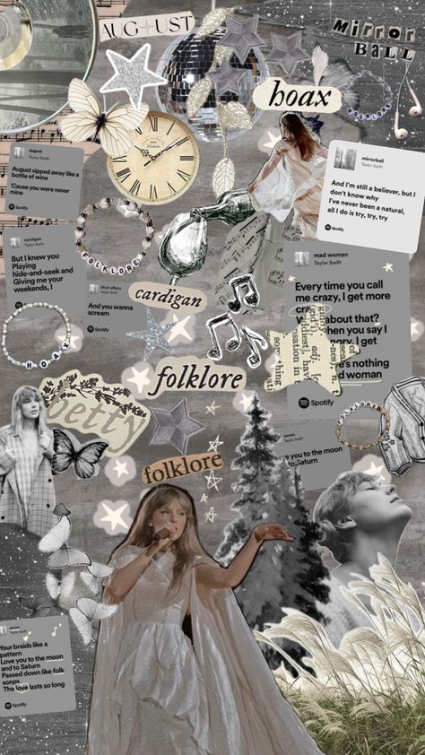 Folklore Album | Taylor Swift | Wallpaper🩶🌲🪵 Folklore Taylor Swift Aesthetic Wallpaper, Taylor Swift Games, Folklore Album, Taylor Swift Singing, Taylor Swift Images, Olivia + Core + Aesthetic, Taylor Swift Party, Taylor Swift Cute, Taylor Swift Posters