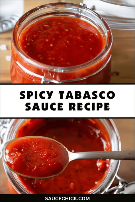 Tabasco Sauce Recipe | Ignite Your Taste With Spicy Perfection Homemade Tabasco Sauce Recipe, Tabasco Sauce Recipe, Tabasco Recipes, Tabasco Hot Sauce, Recipes Sauces, Tabasco Pepper, Pepper Sauce Recipe, Homemade Hot Sauce, Hot Sauce Recipes