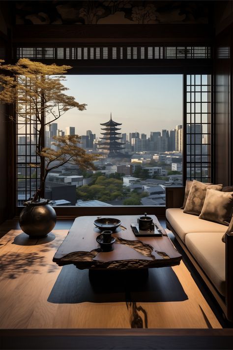 Modern Japanese Apartment, Japanese Style Interior, Living Room View, Modern Japanese Style, Japanese Apartment, Japan Interior, Zen Interiors, Zen House, Asian Interior