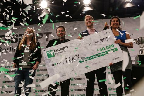 And the winner of Startup Battlefield at Disrupt Berlin 2018 is… Legacy Competition Winner, Fintech Startups, Thrill Ride, Venture Capital, Business Goals, The Winner, Battlefield, New Technology, Machine Learning