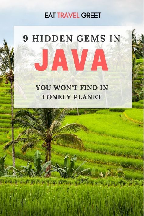 Learn here 9 hidden-gems in Java, Indonesia, you won't find in Lonely Planet #travel #traveltips #destination #nature #indonesia #java Popular Travel Destinations, Backpacking Trip, Les Continents, Beautiful Travel Destinations, Southeast Asia Travel, Asia Destinations, Places In The World, Bali Travel, Beautiful Places In The World