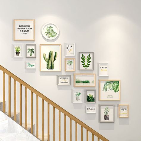 Stair wall decor