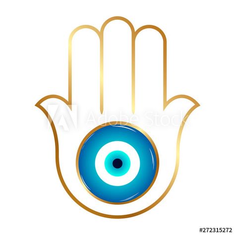 Gold Amulet, The Evil Eye, Vector Stock, Evil Eye, Adobe Stock, Ideas Para, Stock Vector, Outfit Ideas, Stock Images