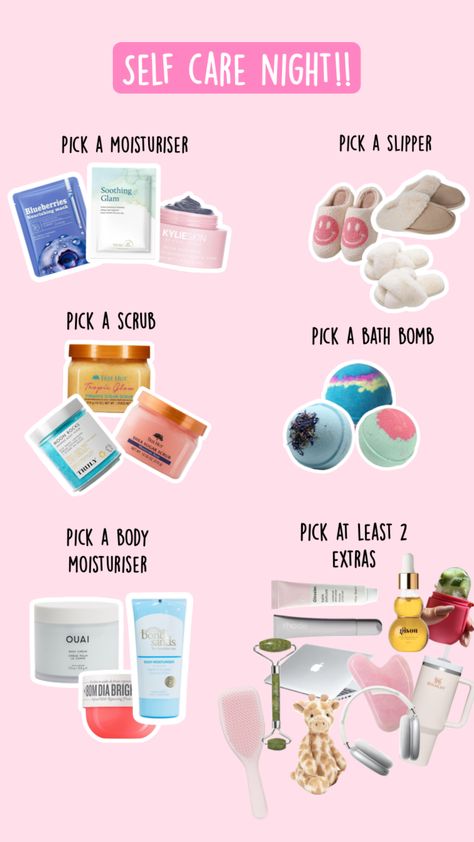 Self care night🌷🌷 #selfcare #beauty #pink #fyp #viral #outfit #cleangirl Night Selfcare, Self Care Must Haves, Self Care Essentials, Self Care Night, Routine Planner, Self Improvement Tips, Sugar Scrub, Self Improvement, Self Care