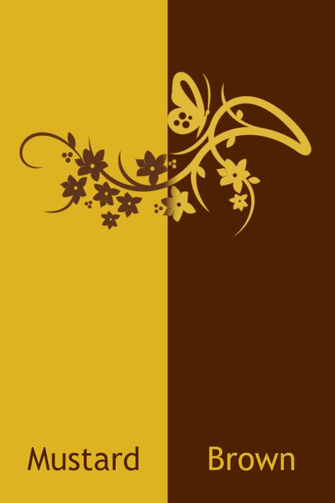 Mustard & Brown Mustard Combination Color, Mustard Color Combinations, Mustard Colour Combinations, Mustard Yellow Color Combinations, Brown Contrast Color Schemes, Mustard Colour Combination, Tiktok Slideshow, Mustard Colored Dress, Yellow Color Combinations