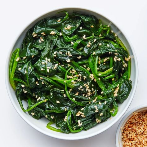 How To Cook Kale, Korean Side Dishes, Food And Culture, Spinach Recipes, Veggie Sides, Cooking Techniques, Find Recipes, Vegetable Dishes, Side Dish Recipes