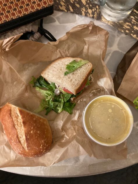 Panera Bread Aesthetic, Panera Bread Sandwiches, Panera Aesthetic, Panera Food, Sandwich And Soup, Panera Sandwiches, Panera Soup, Sandwich Aesthetic, Personality Board