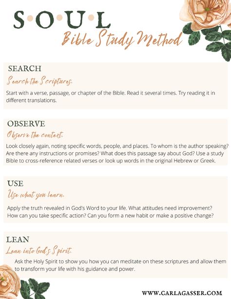 Selah Bible Study Method, Soul Bible Study Method, Bible Study Methods Free Printable, Easy Bible Study Method, Virtual Bible Study, Pentecostal Bible Study, Bible Study With Friends Plan, Grow Bible Study Method, Host Bible Study