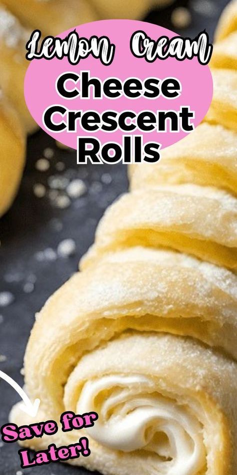 Prepare to elevate your dessert experience with our decadent Lemon Cream Cheese Crescent Rolls, a culinary masterpiece that blends sophistication and indulgence in every delectable bite. Imagine the luxurious fusion of flaky crescent rolls enveloping a velvety cream cheese filling infused with the vibrant essence of zesty lemons. This recipe transcends the ordinary, transforming a classic treat into a sumptuous delight fit for royalty. Embrace the art of flavor with this extravagant creation that promises to leave your taste buds singing with joy. 🎶🍽️ Lemon Cream Cheese Crescent Rolls, Crescent Roll Desserts, Cheese Crescent Roll Recipes, Filled Crescent Rolls, Crescent Rolls Recipe, Crescent Roll Dessert, Crescent Roll Cheesecake, Cream Cheese Crescent Rolls, Cheese Crescent Rolls