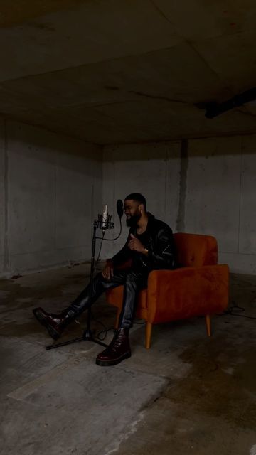 LAPHEAL STERLING | Music/STYLE on Instagram: "Check out my latest single Obsession ft @therealinsydious available on all digital platforms #ukmusicians #adolescentes #obsession #aestheticallypleasing #maleartist #moody #trendingmusic #trendingreels Aesthetic, modern chair, monochrome outfit, black only, good vibes only Uk based musician & content creator" Content Ideas For Musicians, Musician Content Ideas, Moody Photography Aesthetic, Music Content Ideas, Music Video Ideas Aesthetic, Music Video Inspiration, Moody Instagram Aesthetic, Musician Aesthetic Outfits, Filmmaking Cinematography Aesthetic