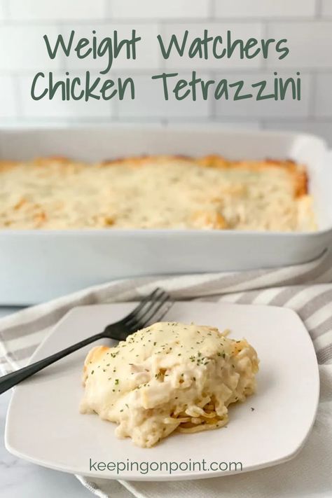 Chicken Tetrazzini Recipes, Keeping On Point, Chicken Tetrazzini, Weight Watchers Recipes Desserts, Weight Watchers Chicken, Cooking Chicken, Weight Watchers Chicken Recipes, Eating Light, Points Recipes