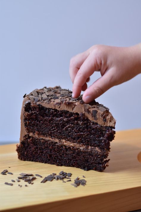 Chocolate Espresso Layer Cake | With Two Spoons Espresso Cake Recipe, Chocolate Espresso Cake, Espresso Cake, Big Chocolate, Chocolate Espresso, Baking Project, Gourmet Chocolate, Dessert Appetizers, Chocolate Cake Recipe