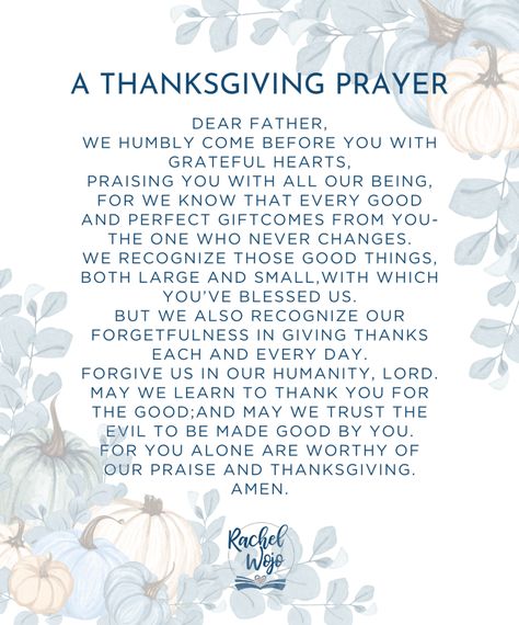 Christmas Dinner Prayer, Thanksgiving Prayers For Family, Prayer Of Thanksgiving, Prayer Of Thanks, Prayers Of Gratitude, Thanksgiving Gratitude, Prayer For Love, Thanksgiving Prayer, Bible Verses Kjv