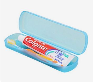 Toothbrush Travel, Office Drawer, Portable Toothbrush, Blue Health, Travel Toothpaste, Toothbrush And Toothpaste, Toothbrush And Toothpaste Holder, Toothbrush Case, Nostalgia Aesthetic