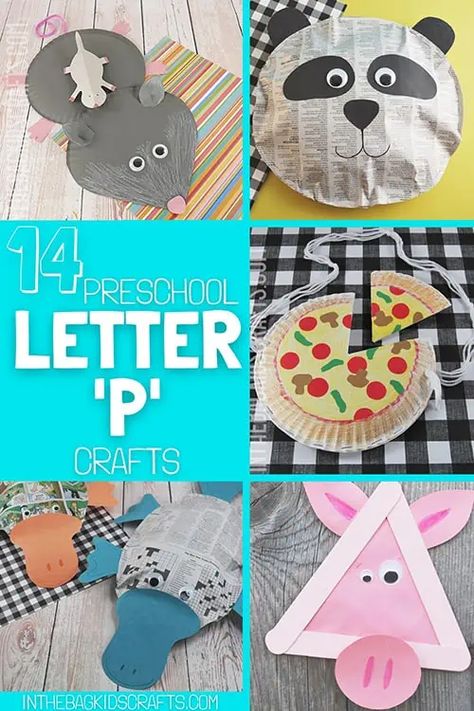 Letter P crafts P Letter Craft Preschool, Letter P Craft Preschool, The Letter P Crafts For Preschool, Paper Plate Letter Crafts, P Is For Craft Preschool, Letter P Arts And Crafts For Preschool, P For Pizza Craft, Letter P Preschool Crafts, Letter P Crafts For Preschoolers Ideas