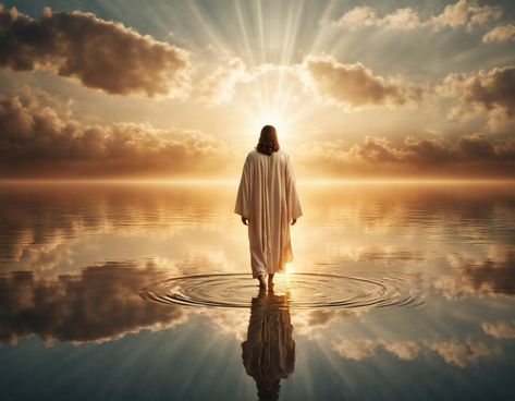 No One Comes To The Father Except Through Me, Jesus Walking, Christ Artwork, Jesus Artwork, Jesus Christ Artwork, Pictures Of Christ, Jesus Photo, Jesus Christ Art, Pictures Of Jesus Christ