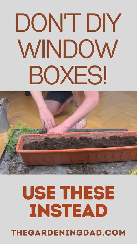 You may be interested in DIY window boxes but is it really best for you and your plants? Read this article, Don't DIY Window Boxes! Use THESE Instead! to learn what is best for your garden and gardening need! #windowboxes #gardening #DIY Diy Garden Window, Diy Window Boxes, Diy Window Box Planter, Grow Plants Indoors, Raised Garden Bed Soil, Farmers Porch, Window Boxes Diy, Front Porch Planters, Diy Flower Boxes