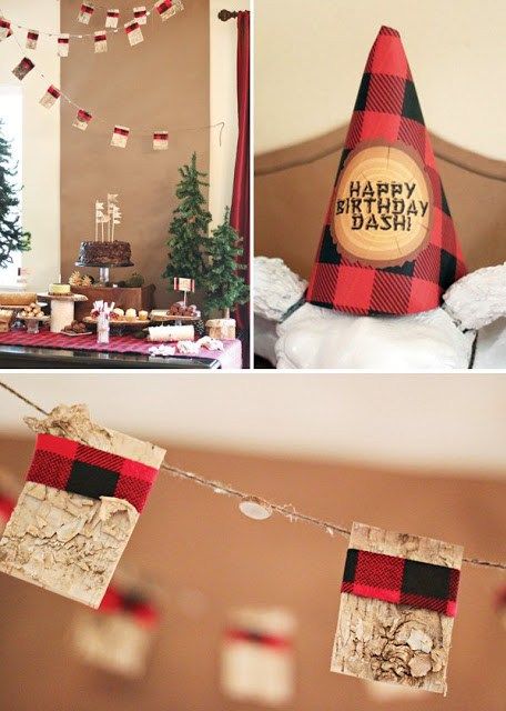 looking back at this post i did last year  it has a great idea for an upcoming wedding who knew? lol Lumberjack Party Decorations, Lumberjack First Birthday, Lumberjack Birthday Party, Lumber Jack, Lumberjack Birthday, Lumberjack Party, Rustic Party, Party Themes For Boys, First Birthday Party Decorations