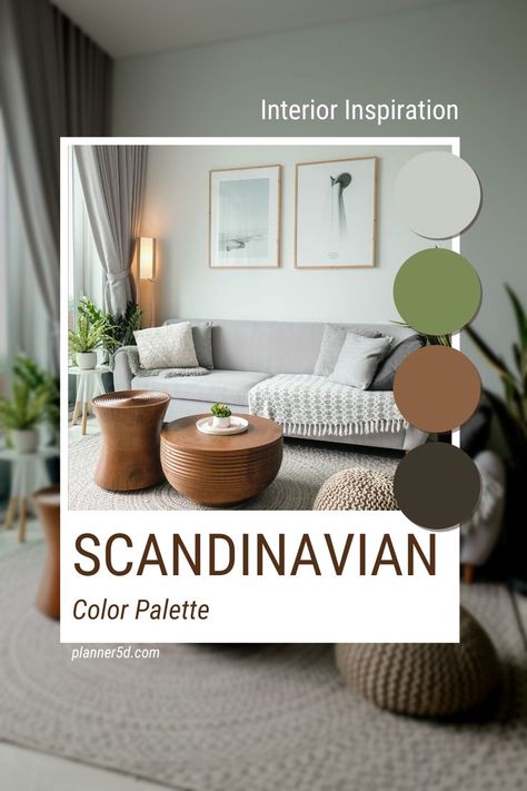 Color Scandinavian Interior, Gray Scandinavian Living Room, Modern Scandinavian Interior Color Palette, Scandinavian Living Room With Color, Scandinavian Bedroom Color Palette, Scandinavian Boho Color Palette, Pastel Scandinavian Interior Bedroom, Colorful Scandinavian Interior Design, Nordic Style Living Room Design