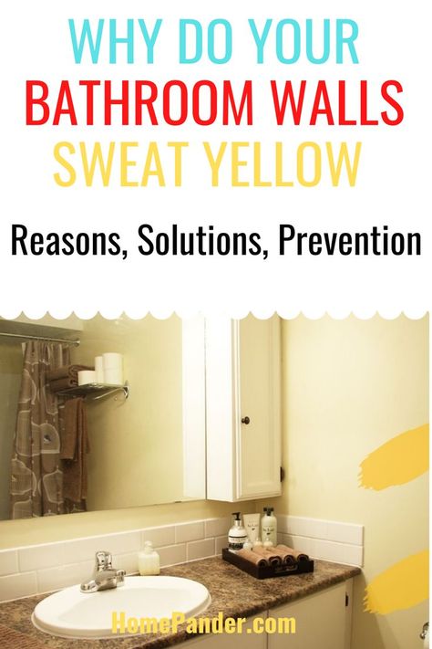 How To Clean Bathroom Walls, Cleaning Bathroom Walls, Clean Bathroom Walls, Bathroom Wall Cleaning Tips, Light Yellow Bathroom Walls, Wiping Down Walls Cleaning Tips, Easiest Way To Clean Shower Walls, Yellow Bathroom Ideas, Yellow Bathroom Walls