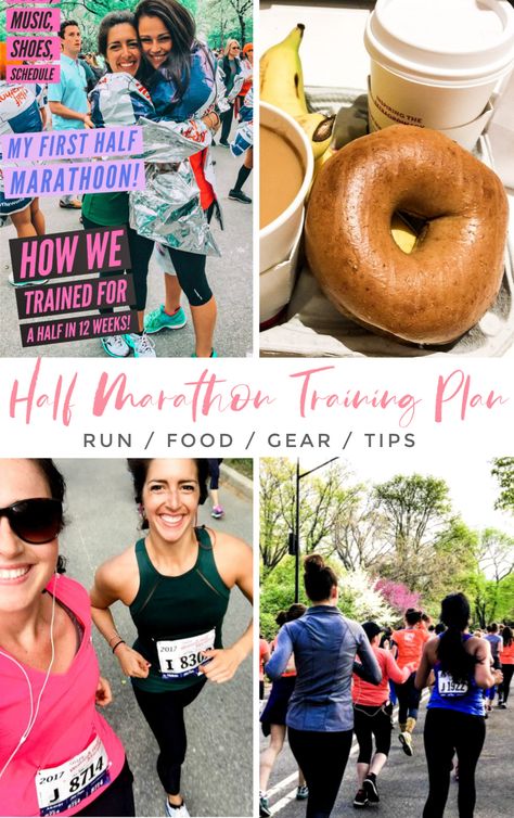 12 Week Half Marathon Training Plan + What I Ate Half Marathon Training Diet, Marathon Diet Plan, Half Marathon Training 12 Week, 12 Week Half Marathon Training, Marathon Training Diet, Half Marathon Prep, Marathon Nutrition, Half Marathon Plan, Half Marathon Motivation