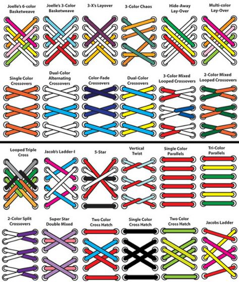 Cool Tie Knots, Ways To Tie Shoelaces, Shoe Lacing Techniques, Ways To Lace Shoes, How To Tie Shoes, Shoe Lace Patterns Converse, Chest Tattoos, Lace Patterns Converse, Bracelet Craft Diy